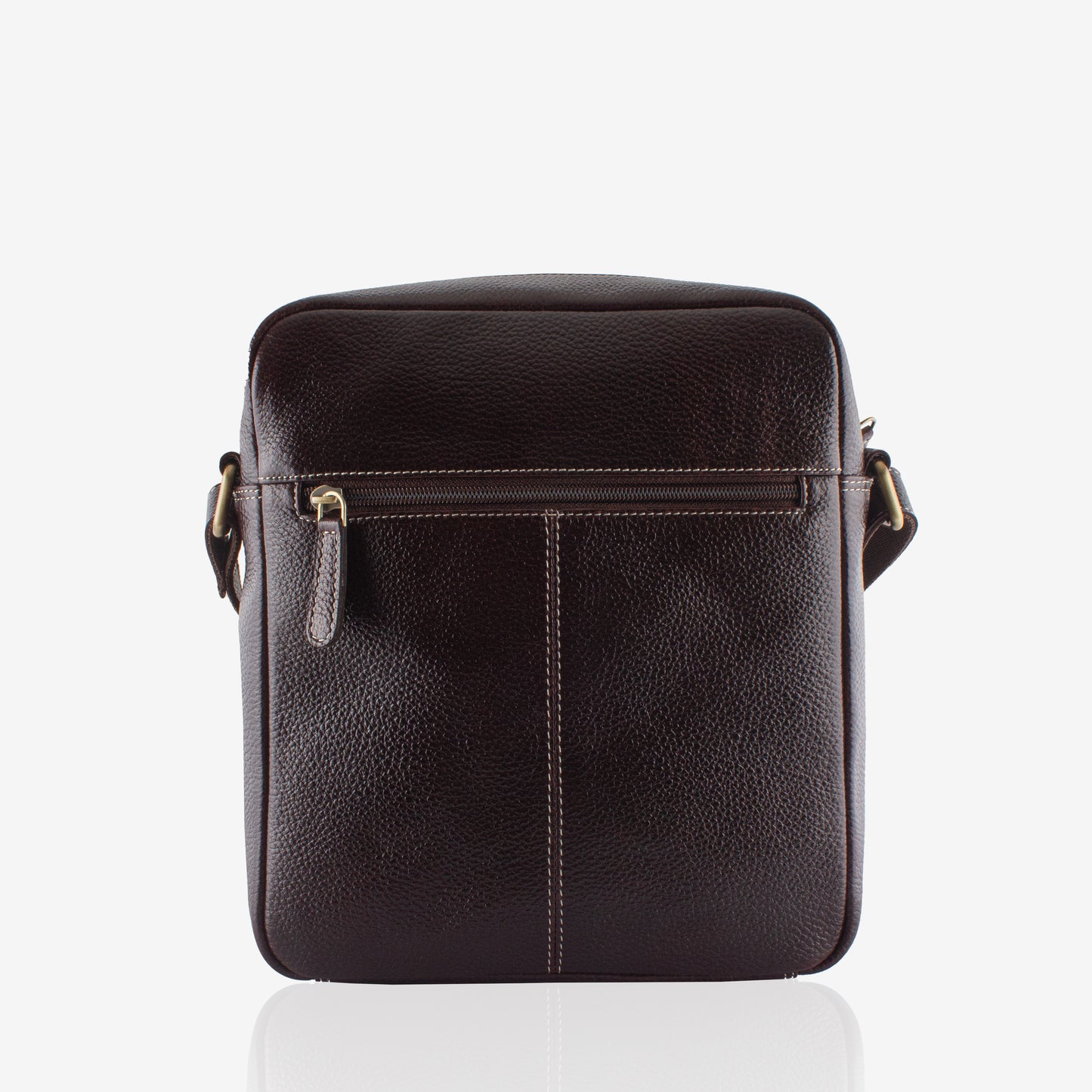 Naumy - Brown Leather Crossbody Bag