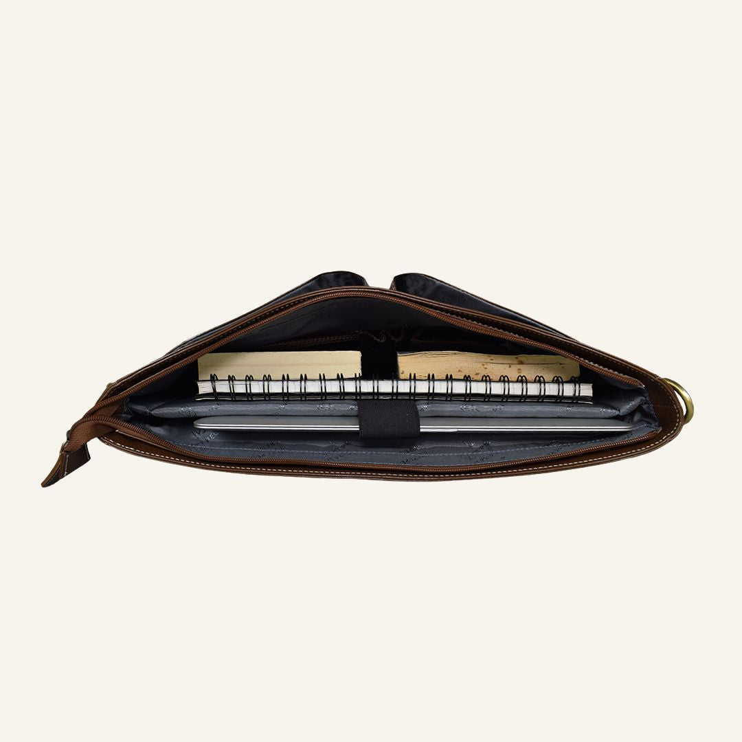 Innovator - Brushwood Leather Laptop Bag