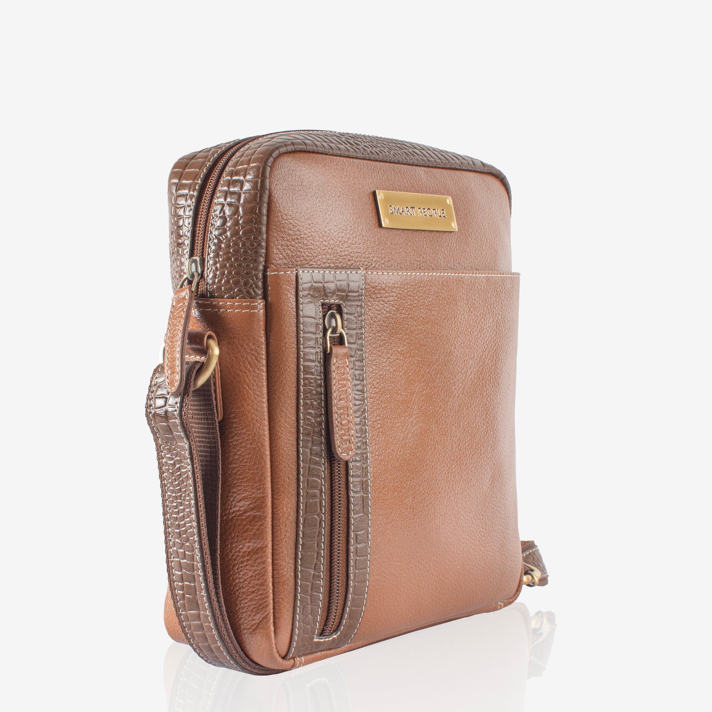 Nomad - Tan Leather Crossbody Bag