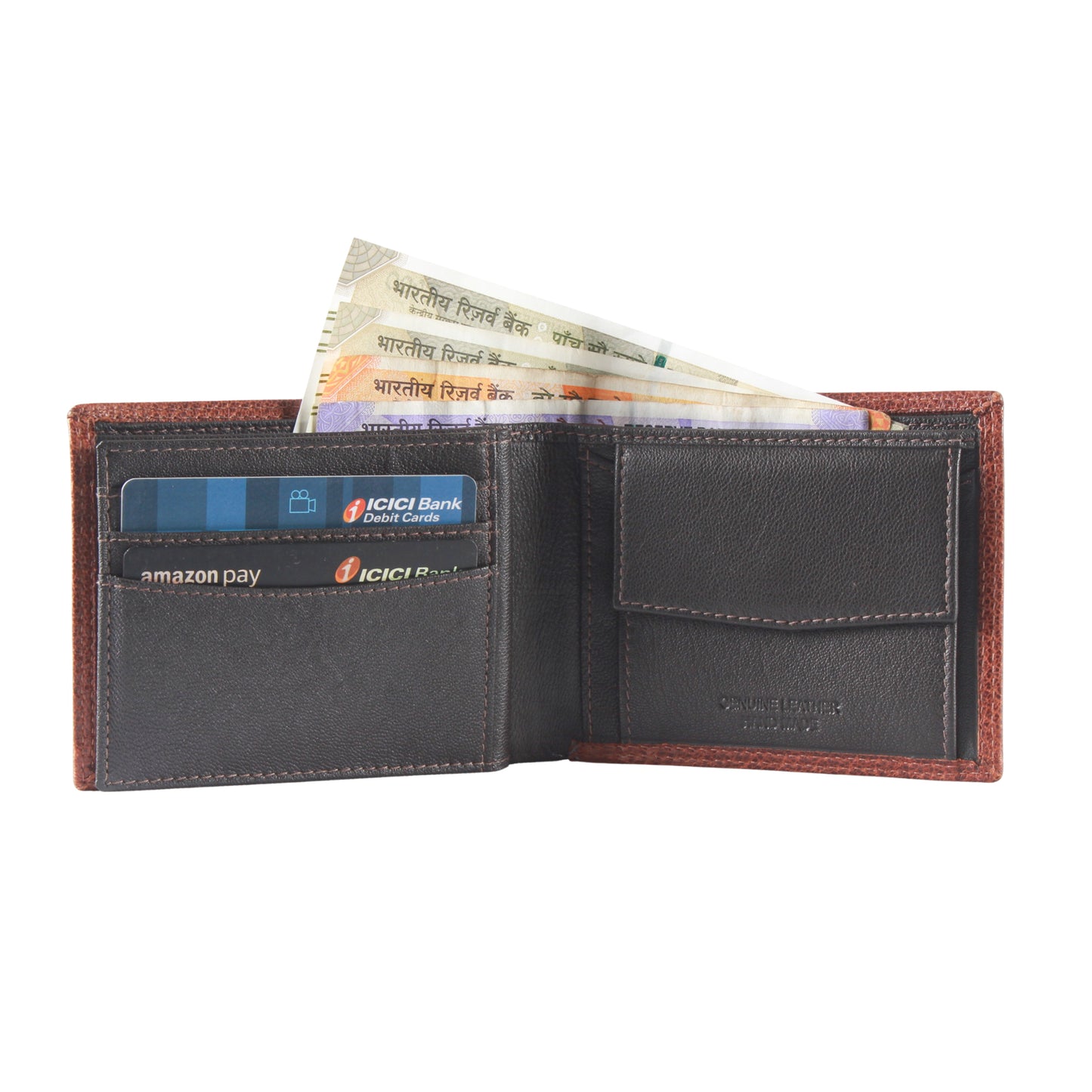 Daniel - Bifold Leather Wallet Brown