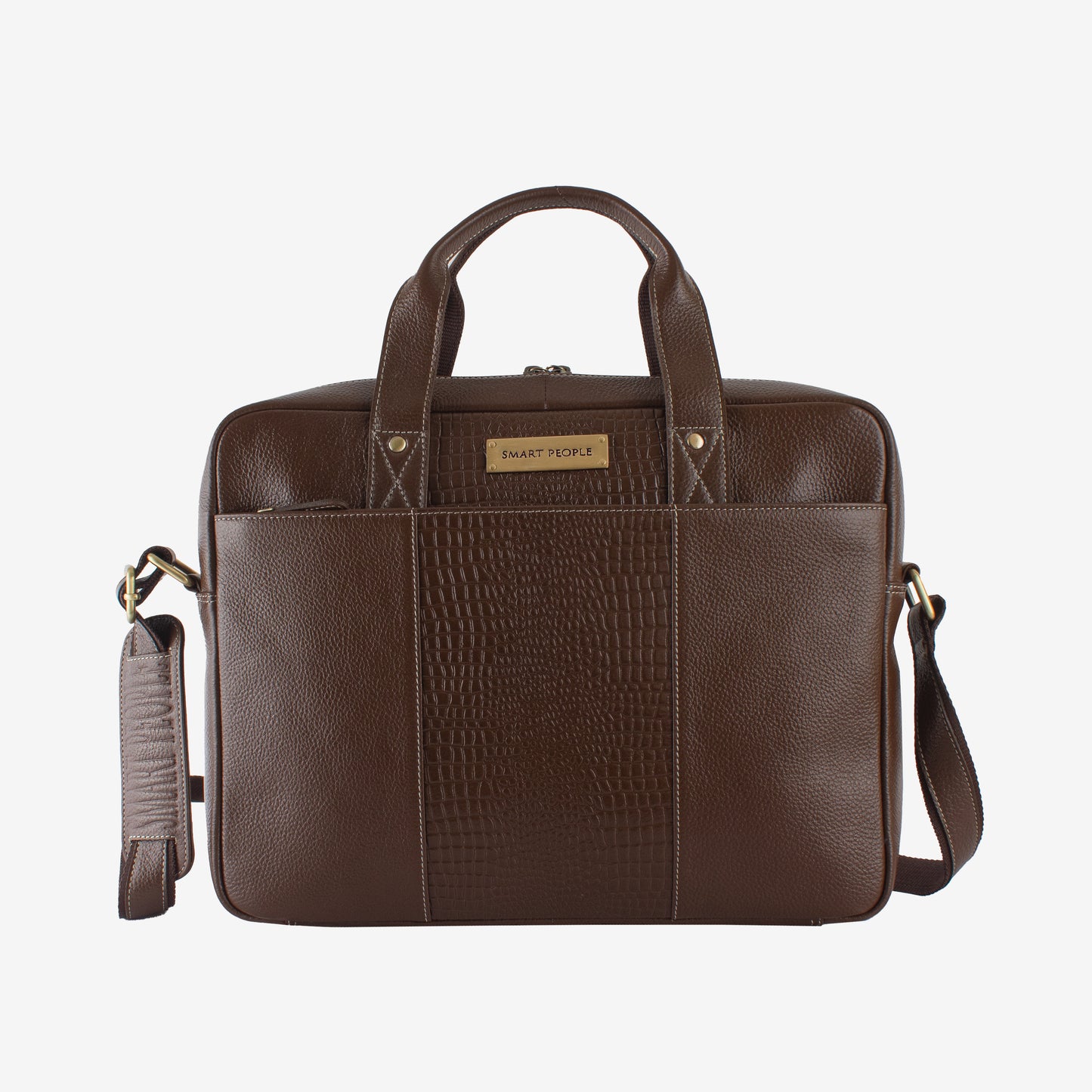 Legend - Croco Brushwood Genuine Leather Laptop Bag for Men | Fits 14/15/16 Inch Laptop/MacBook
