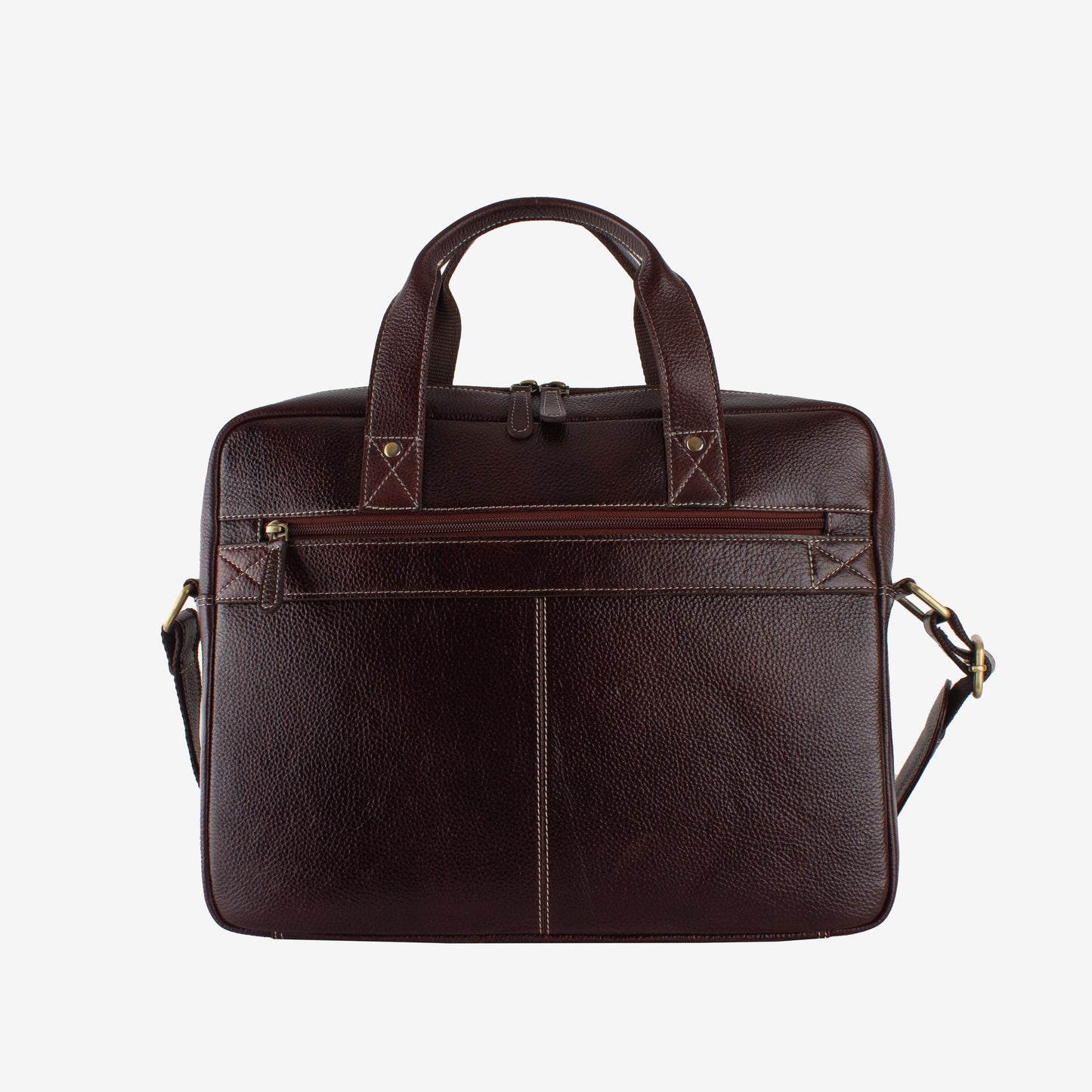 Legend - Croco Brown Genuine Leather Laptop Bag for Men | Fits 14/15/16 Inch Laptop/MacBook