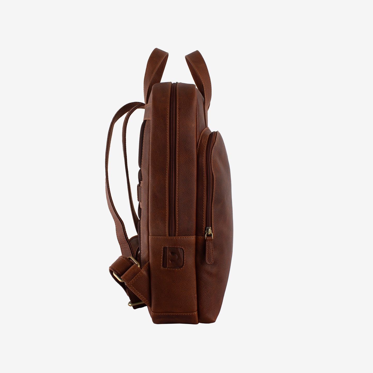 Sharq - Choco Crunch Genuine Leather Backpack for Men | Fits 14/15/16 Inch Laptop/MacBook