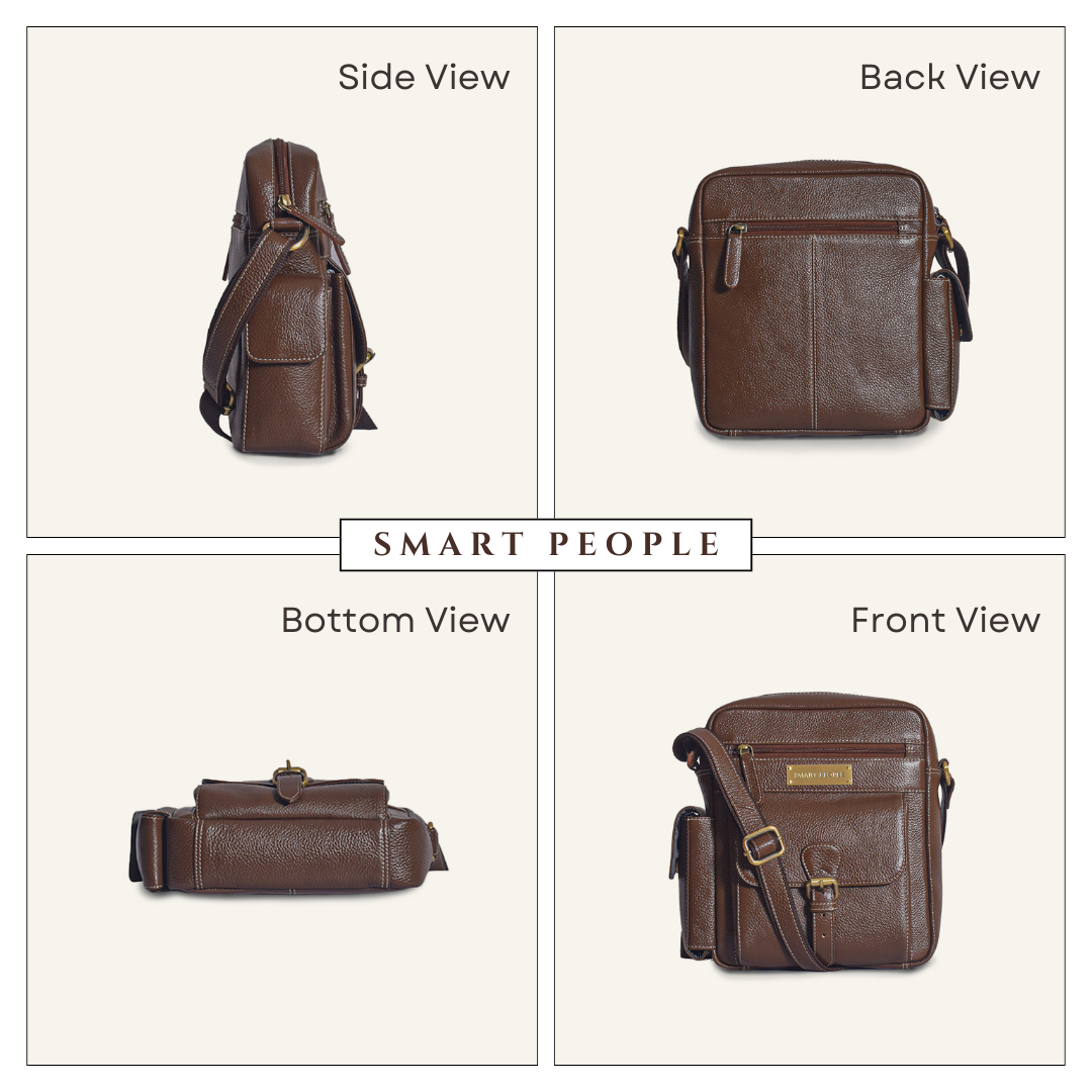 Explorer - Brushwood Leather Crossbody Bag