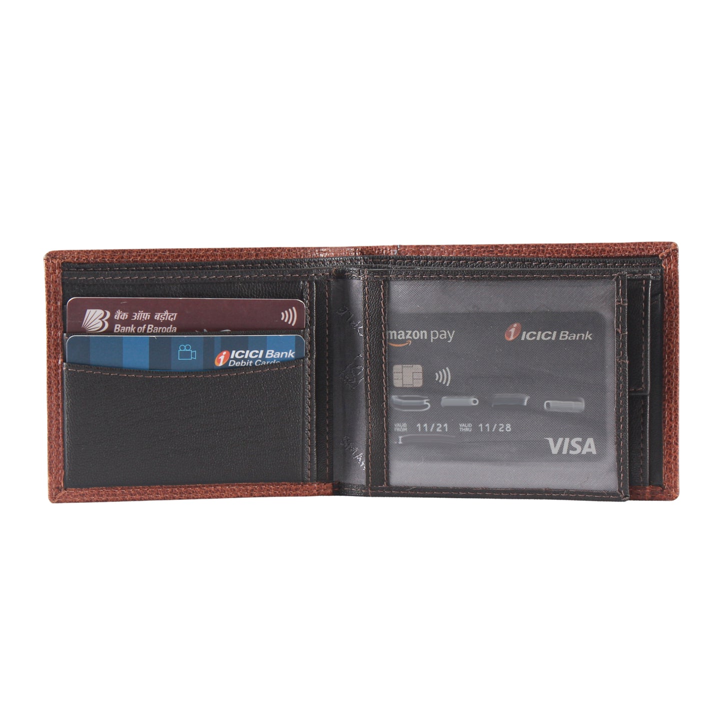 Daniel - Bifold Leather Wallet Brown