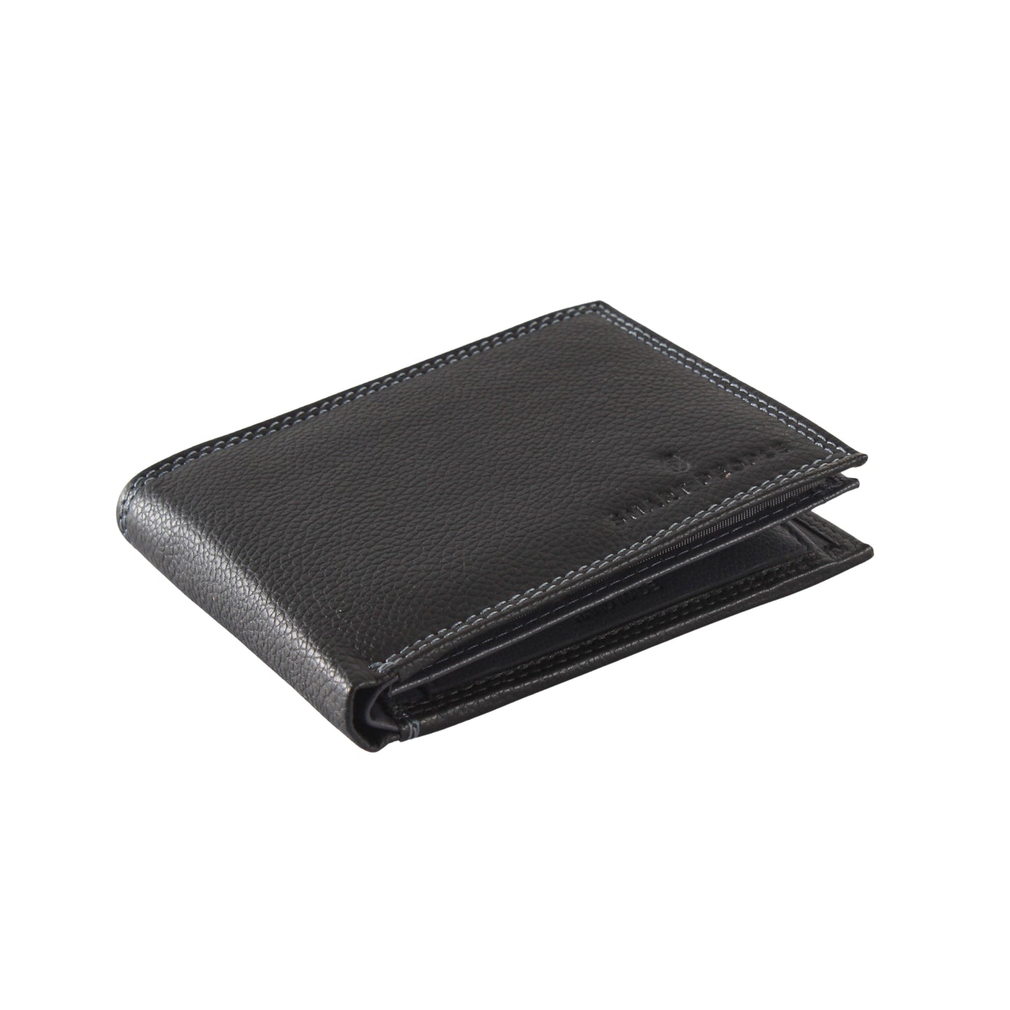 Michael - Trifold Leather Wallet Black