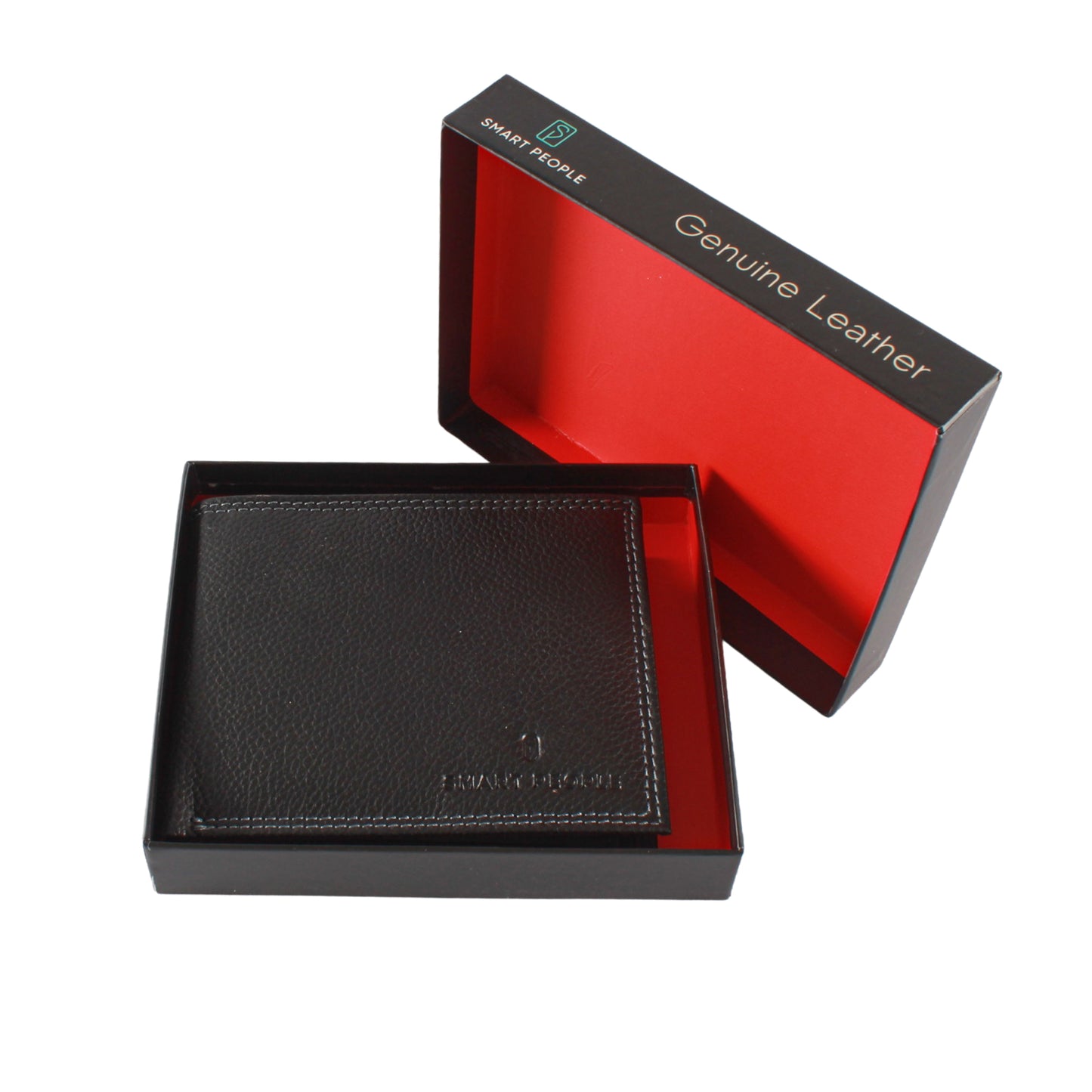 Michael - Trifold Leather Wallet Black