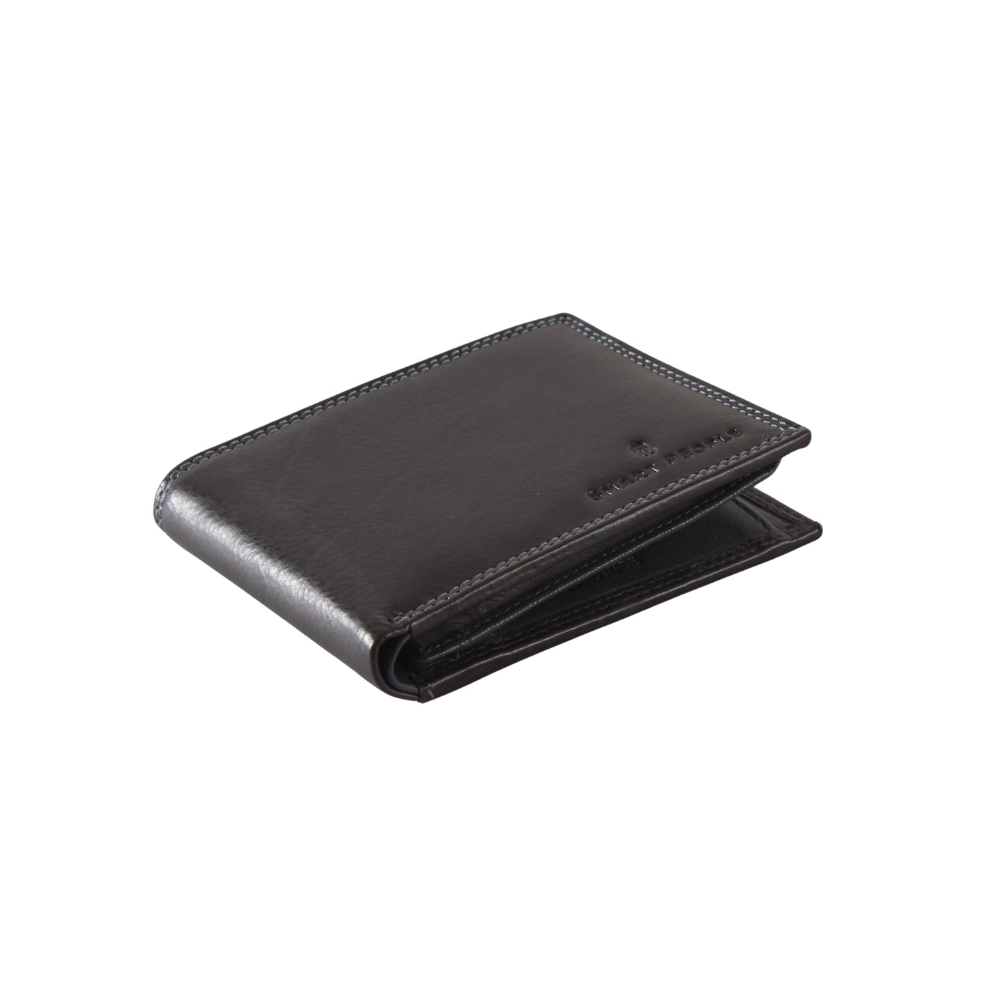 Levi - Bifold Leather Wallet Black