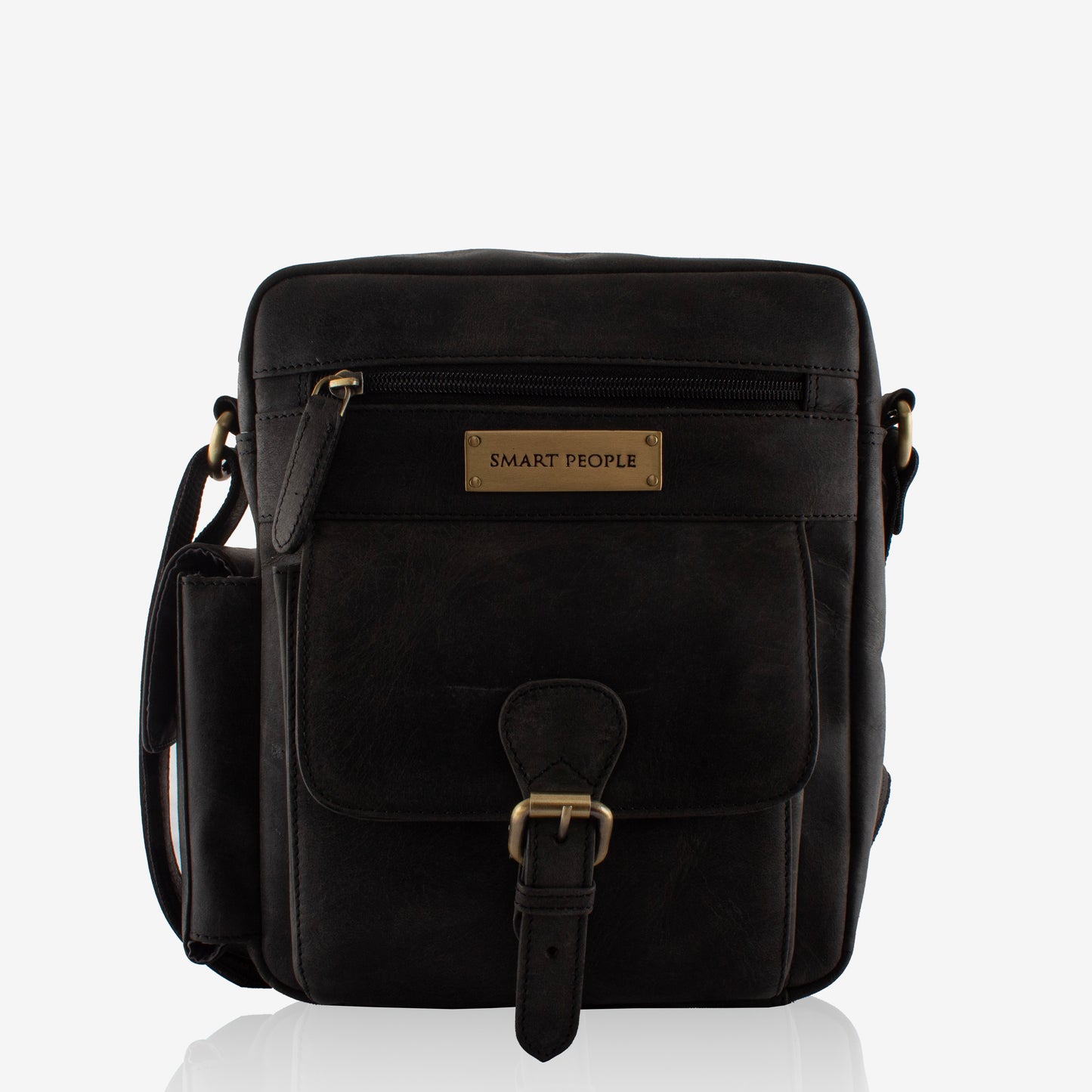 Explorer - Slate Hunter Leather Crossbody Bag