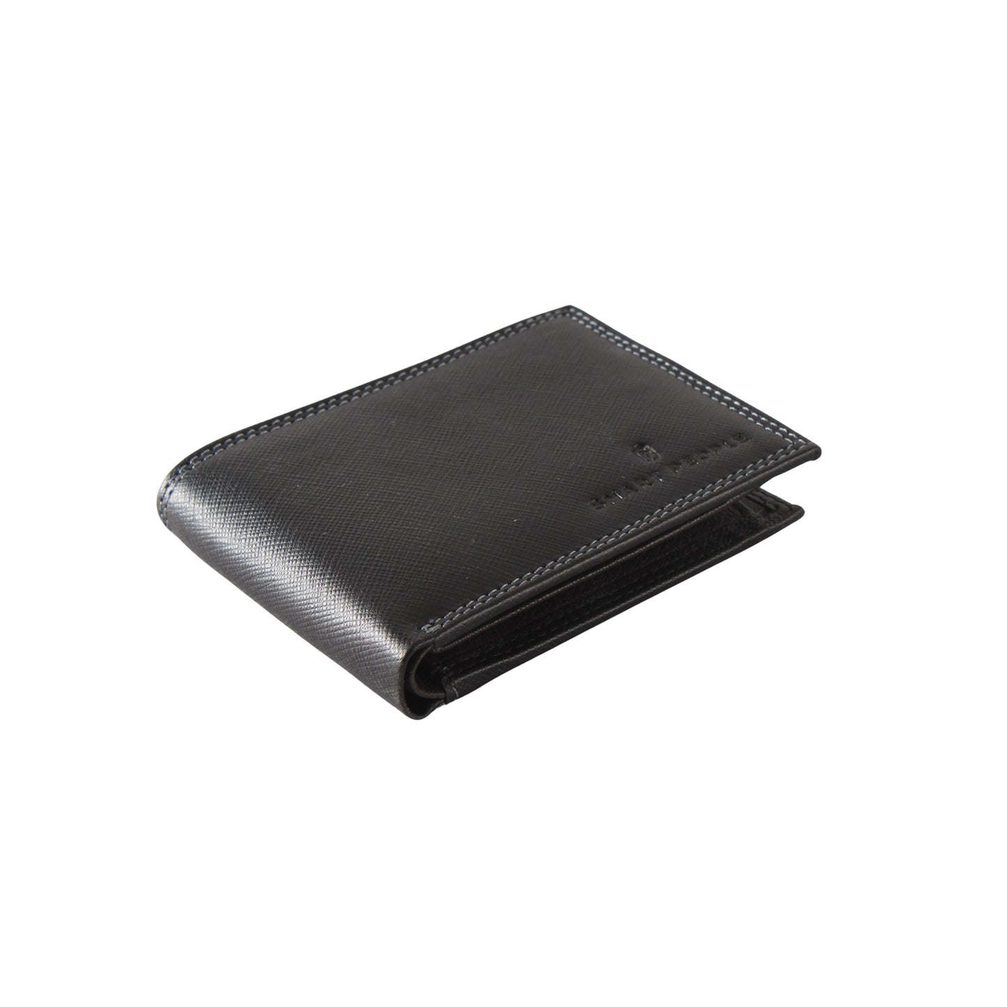 Benjamin - Trifold Leather Wallet Black