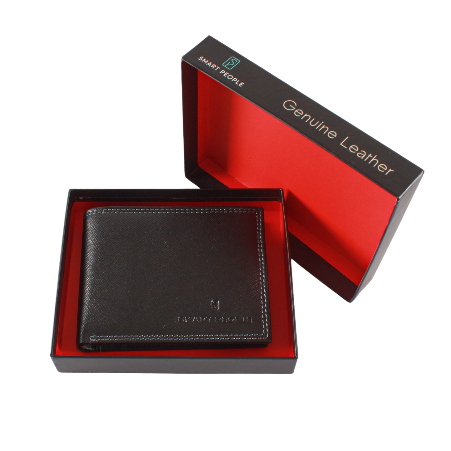 Benjamin - Trifold Leather Wallet Black
