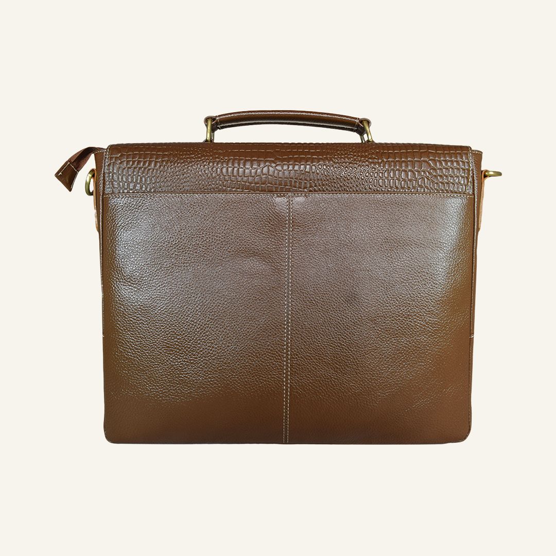Innovator - Brushwood Leather Laptop Bag