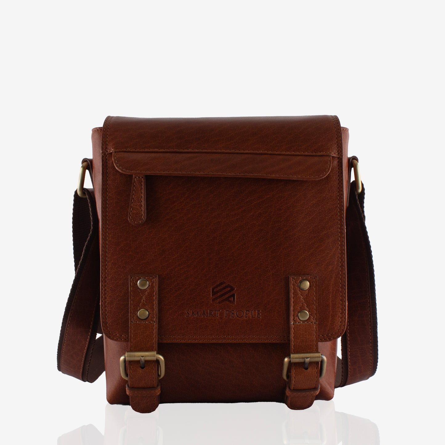 ALTAIR - Tan Leather Crossbody Bag