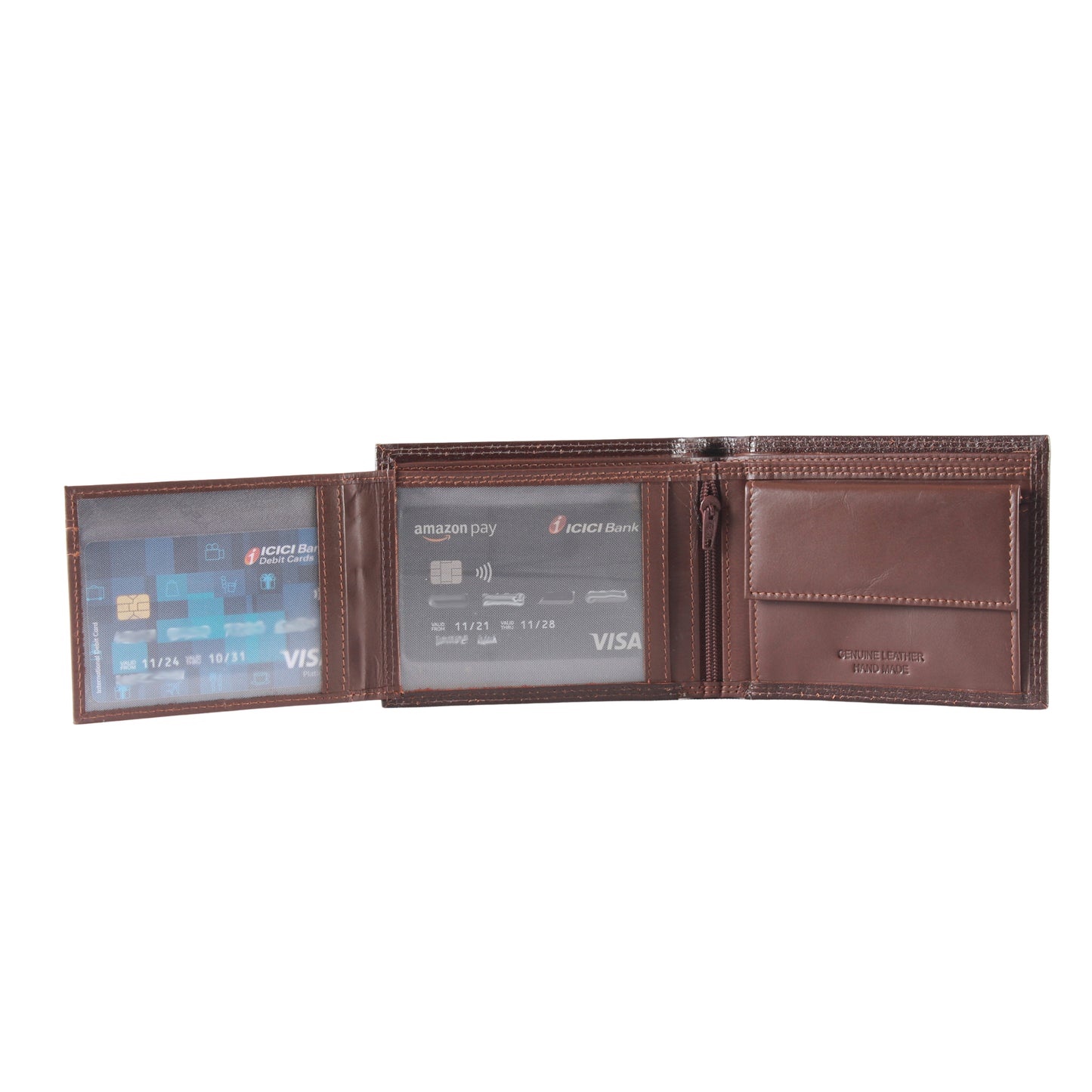 Bob - Bifold Leather Wallet Brown