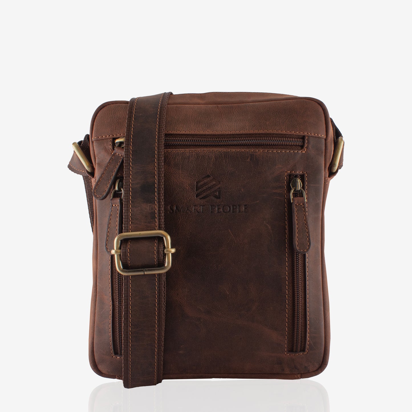 Urbanista - Brown Leather Crossbody Bag