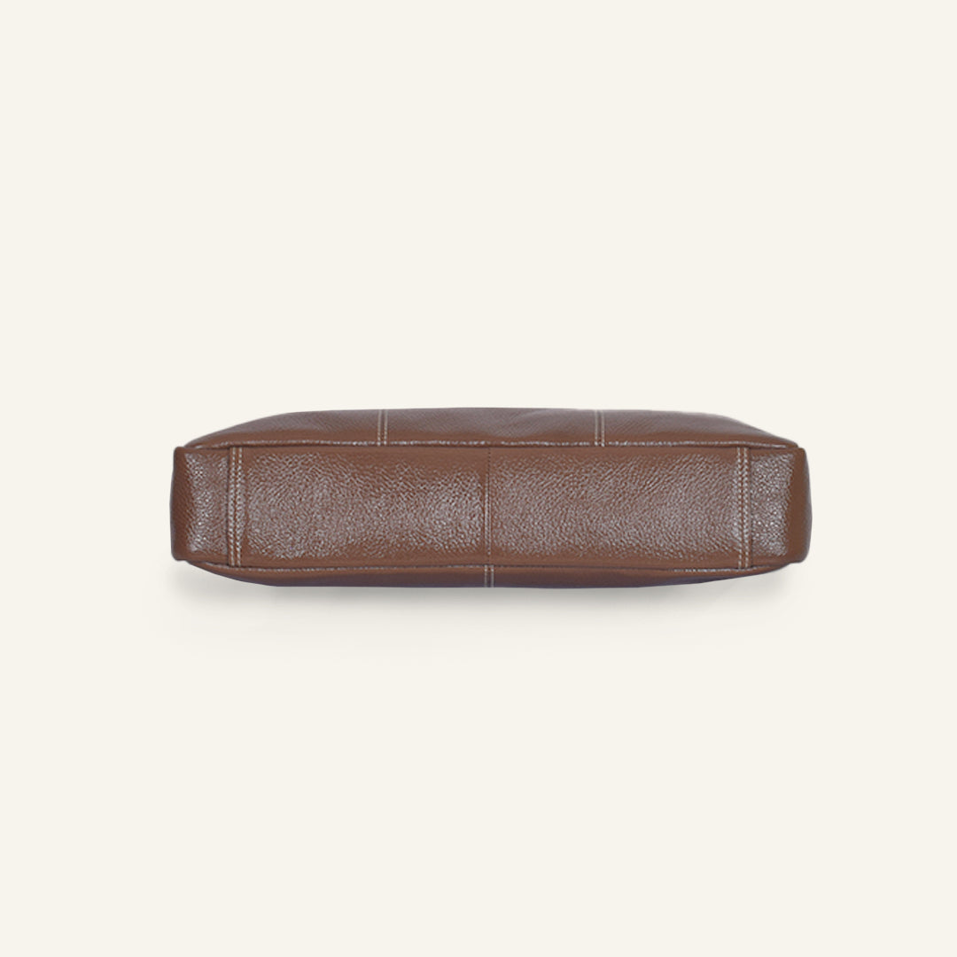 Banker - Brushwood Leather Laptop Bag
