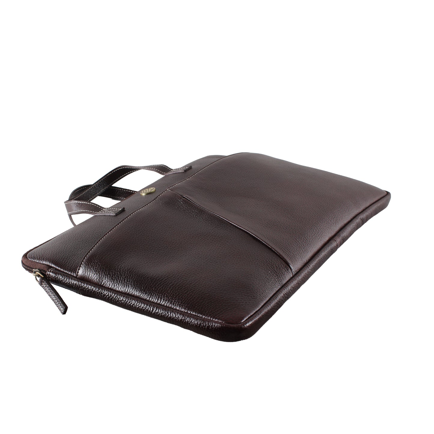 Laplet Genuine Leather Laptop Bag Sleeve - Brown