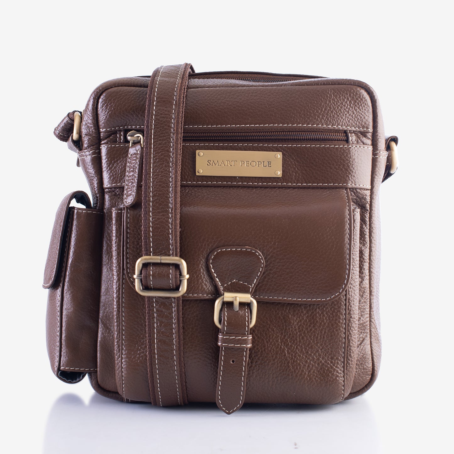Explorer - Brushwood Leather Crossbody Bag