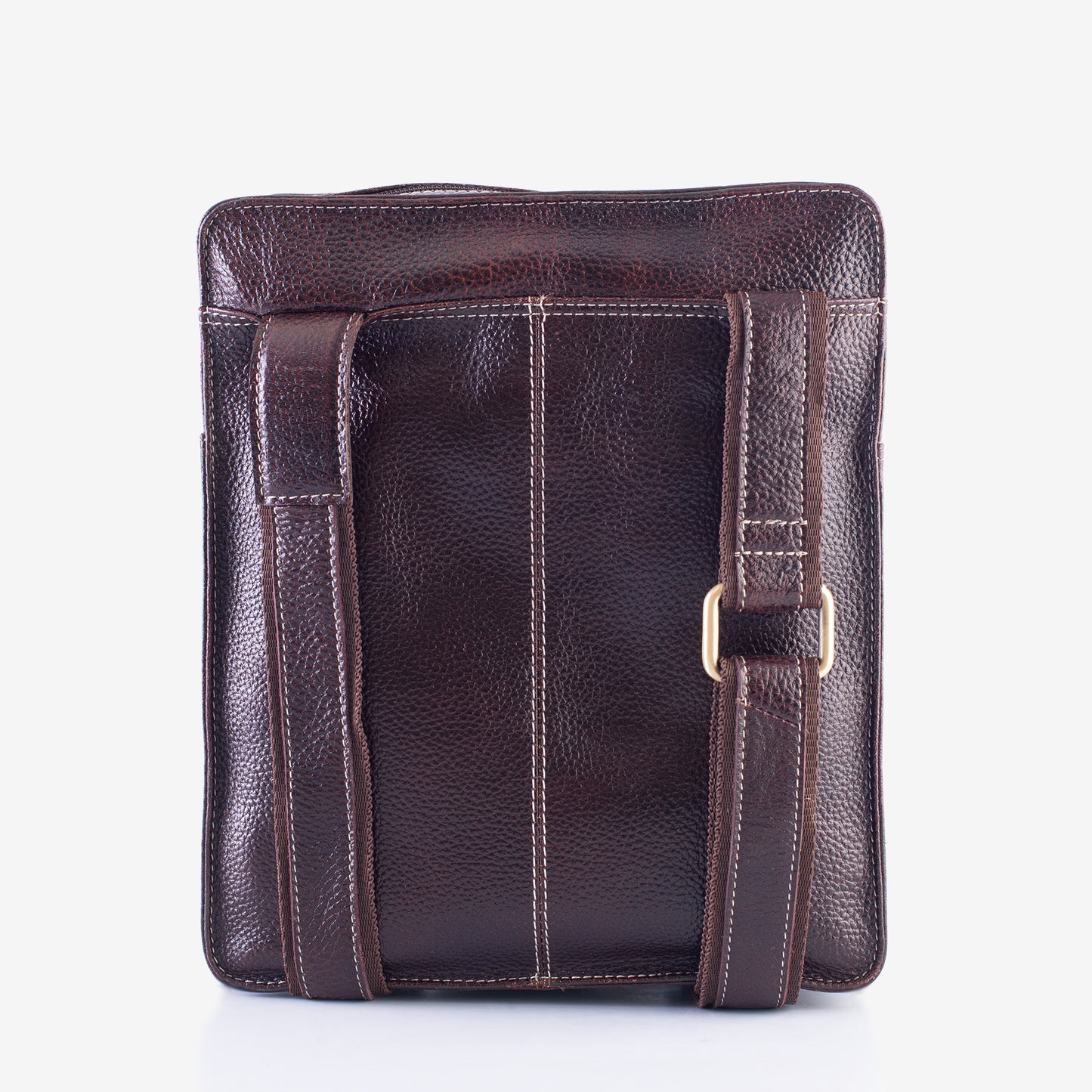 Adventurer - Brown Leather Crossbody Bag