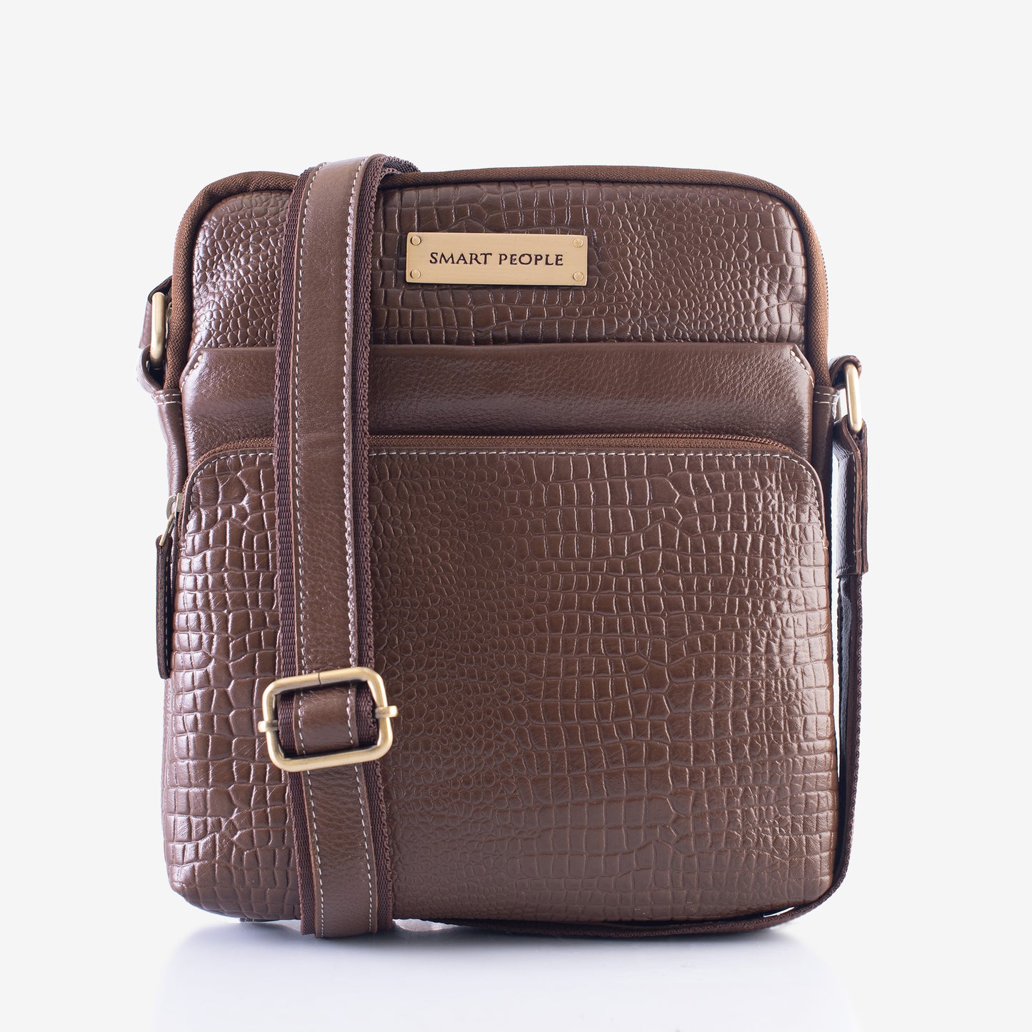 Voyager - Brushwood Leather Crossbody Bag