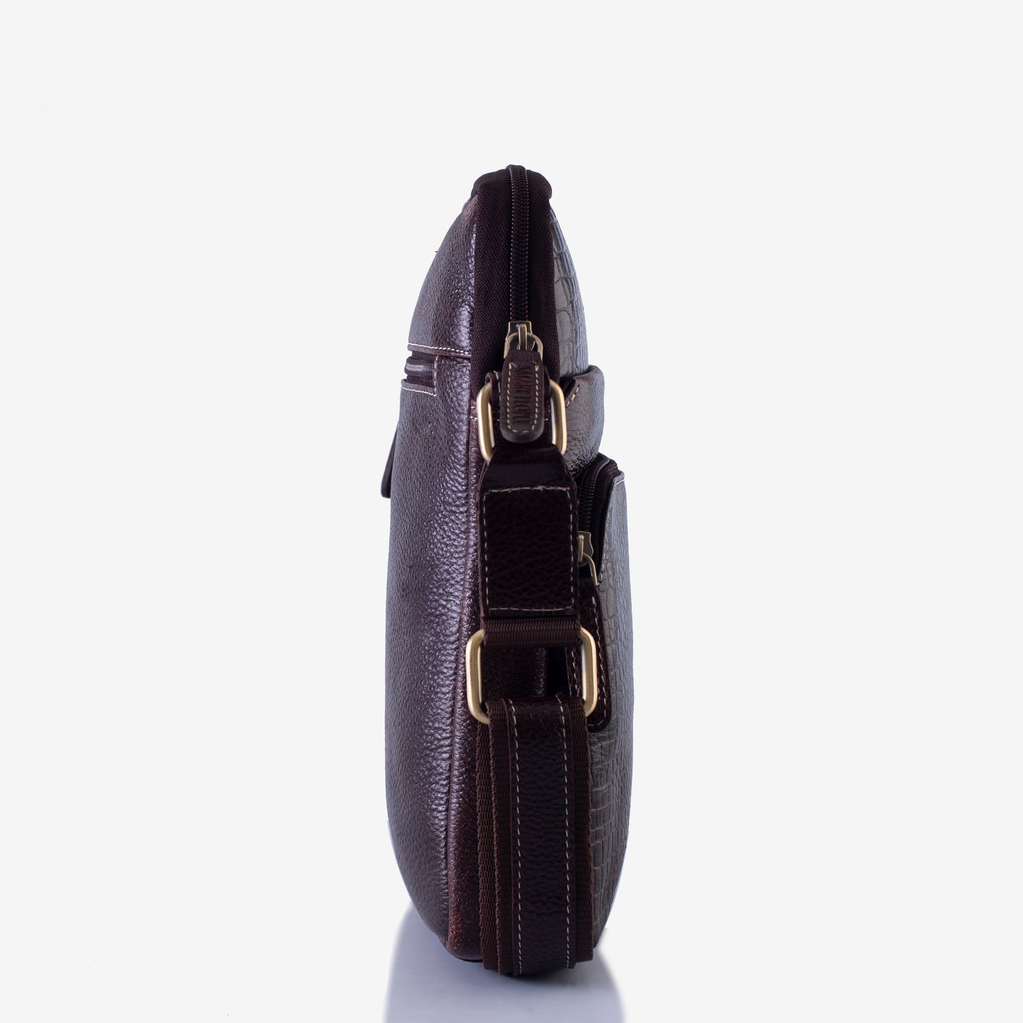 Voyager - Brown Leather Crossbody Bag