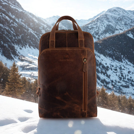 Leather Backpack for Men: Style & Functionality Unleashed | SmartPeopleIndia's Collection