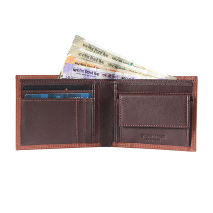 Owen - Bifold Leather Wallet Brown