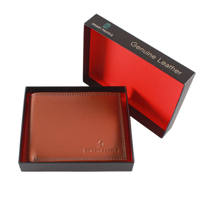 Owen - Bifold Leather Wallet Brown
