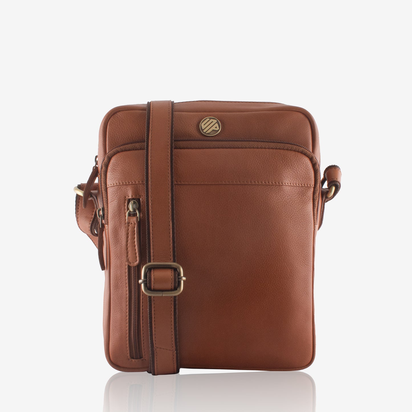 Drifter - Tan Leather Crossbody Bag