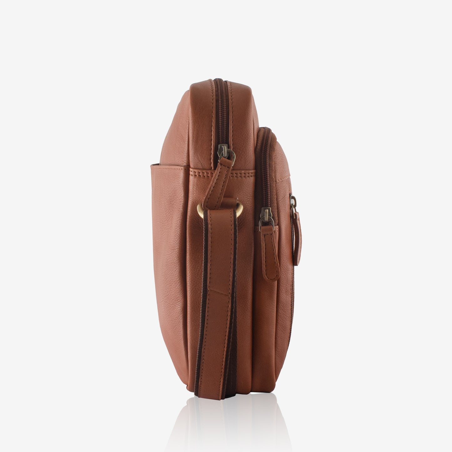 Drifter - Tan Leather Crossbody Bag