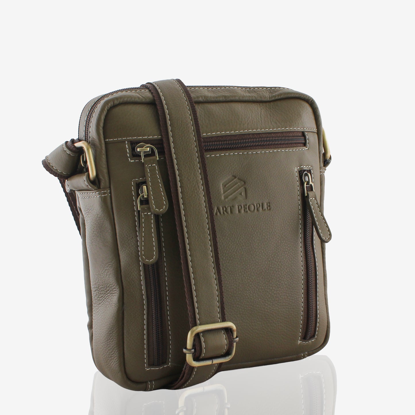 Urbanista - Olive Leather Crossbody Bag