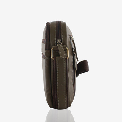 Urbanista Olive Genuine Leather Crossbody Bag for Men – Interior View | Smart People India