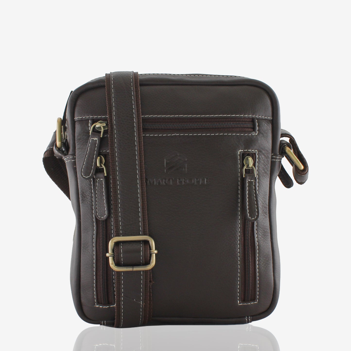 Urbanista - Dark Brown Leather Crossbody Bag