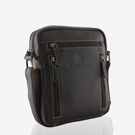 Urbanista - Dark Brown Leather Crossbody Bag