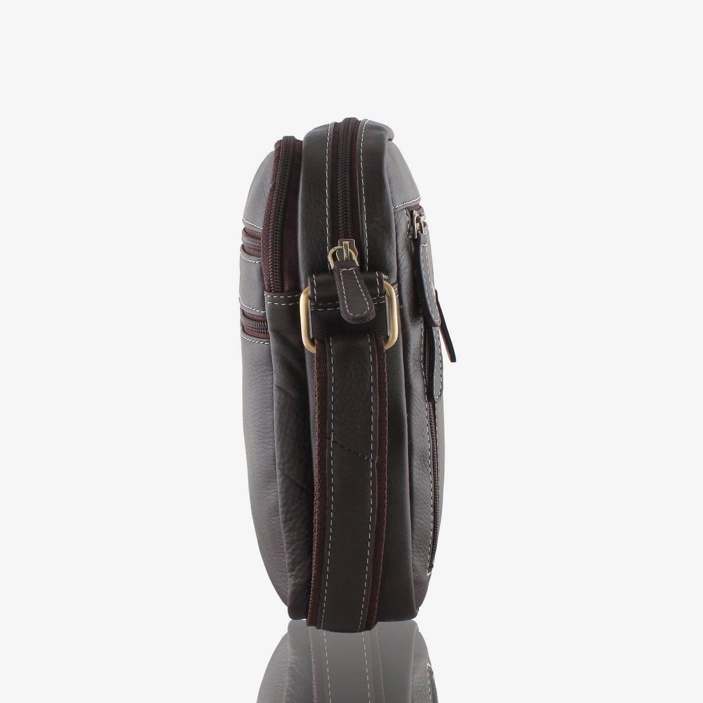 Urbanista - Dark Brown Leather Crossbody Bag