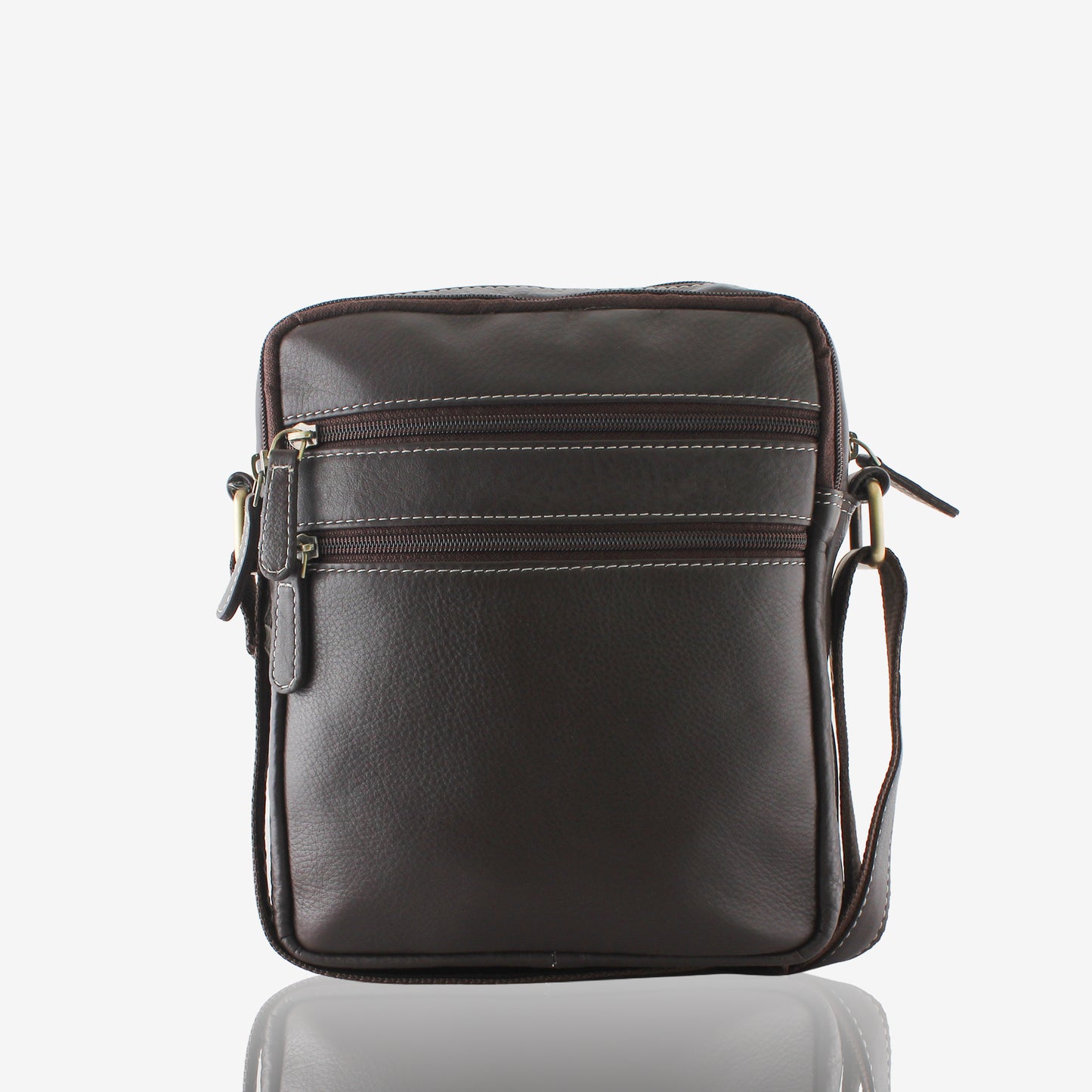 Urbanista - Dark Brown Leather Crossbody Bag