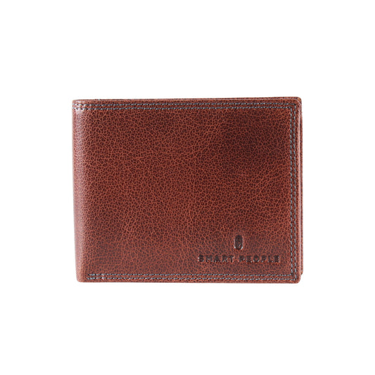 Daniel - Bifold Leather Wallet Brown