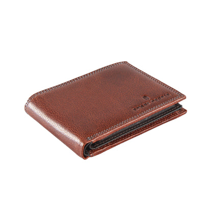 Daniel - Bifold Leather Wallet Brown