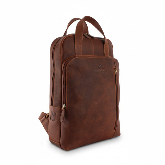 buy leather backpacks online india Backpack For Men | 16" Laptop Backpack | Leather Backpack For Women | Brown Leather College Backpack Buy Premium Leather Backpacks for