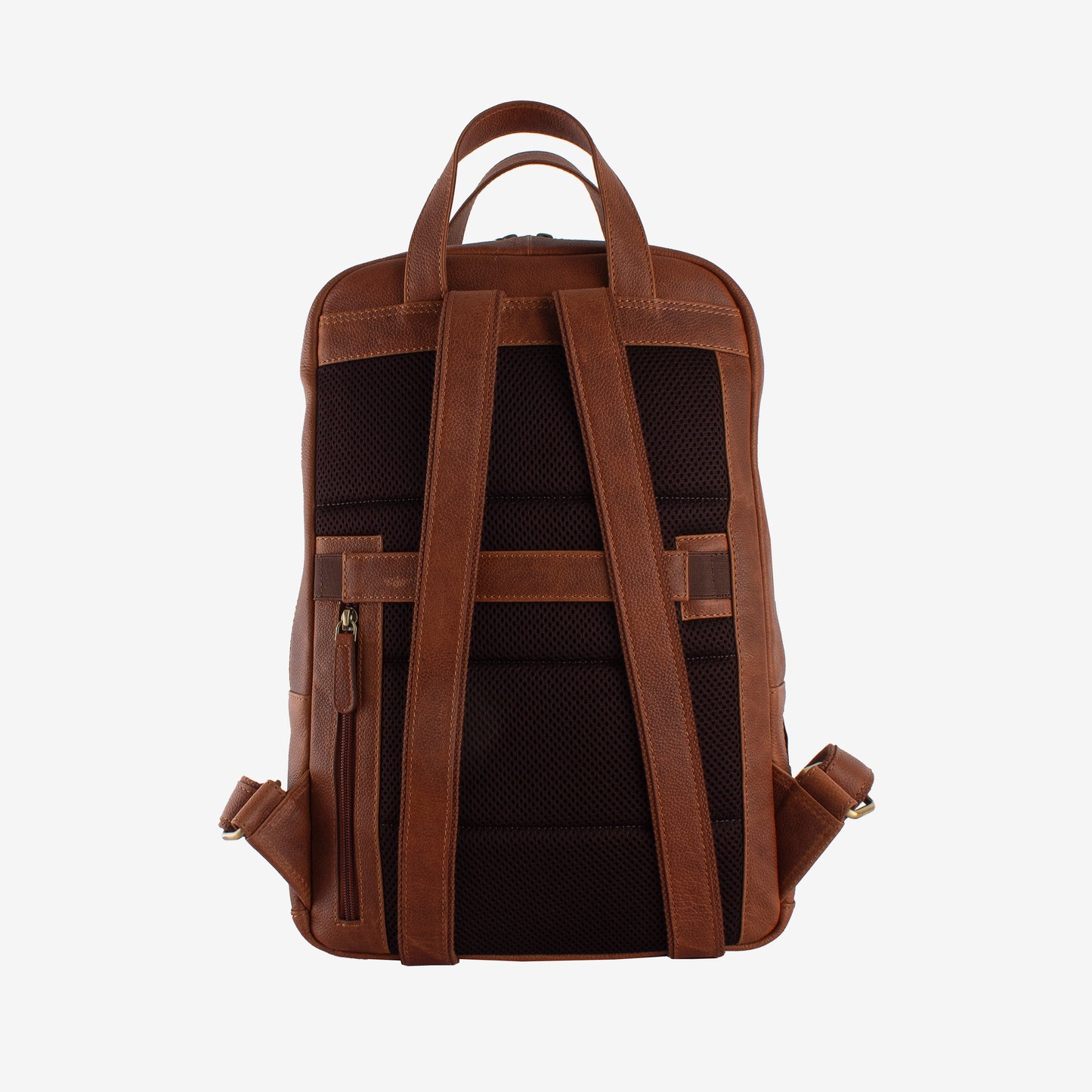 Sharq - Choco Crunch Genuine Leather Backpack for Men | Fits 14/15/16 Inch Laptop/MacBook