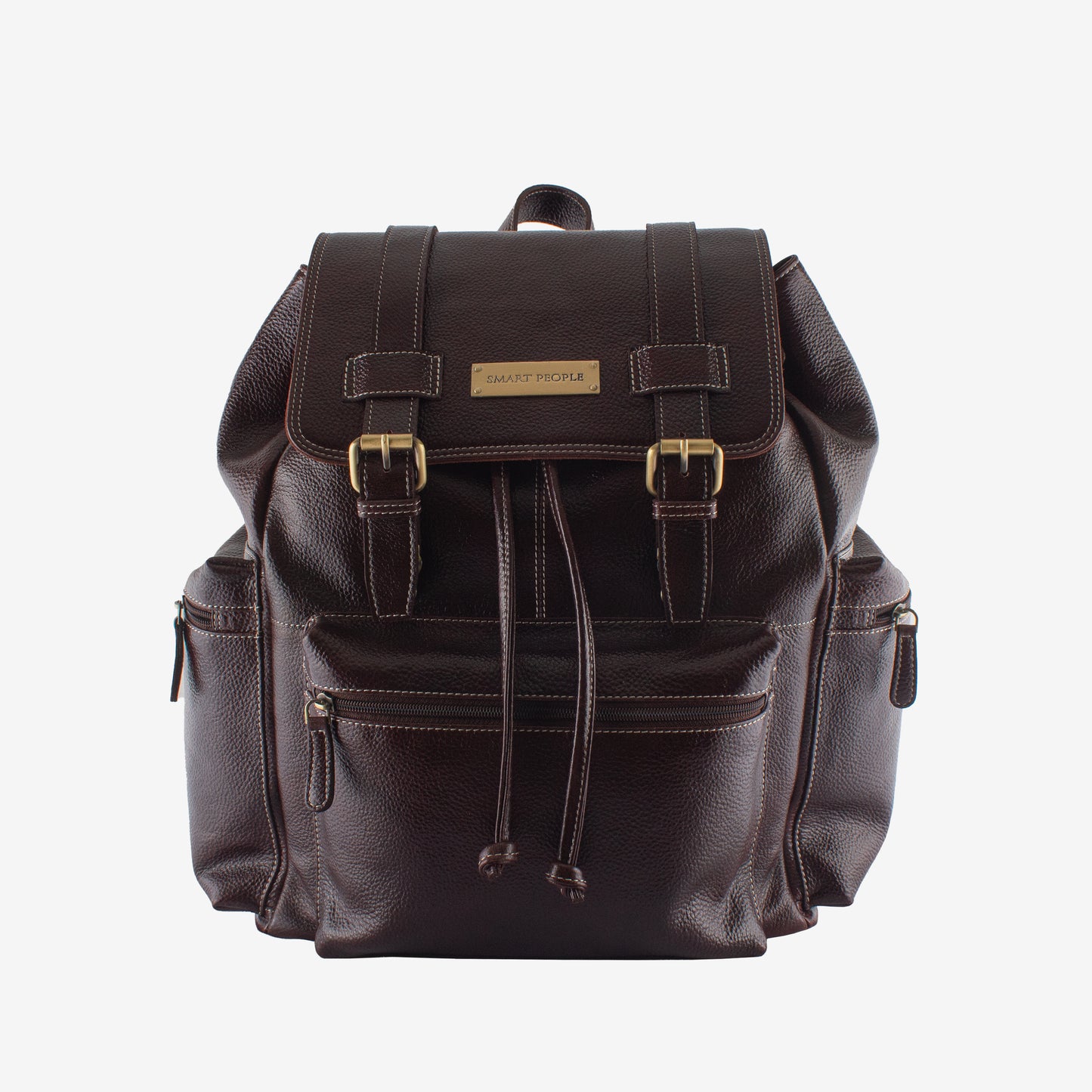 Knox - Brown Genuine Leather Backpack for Men