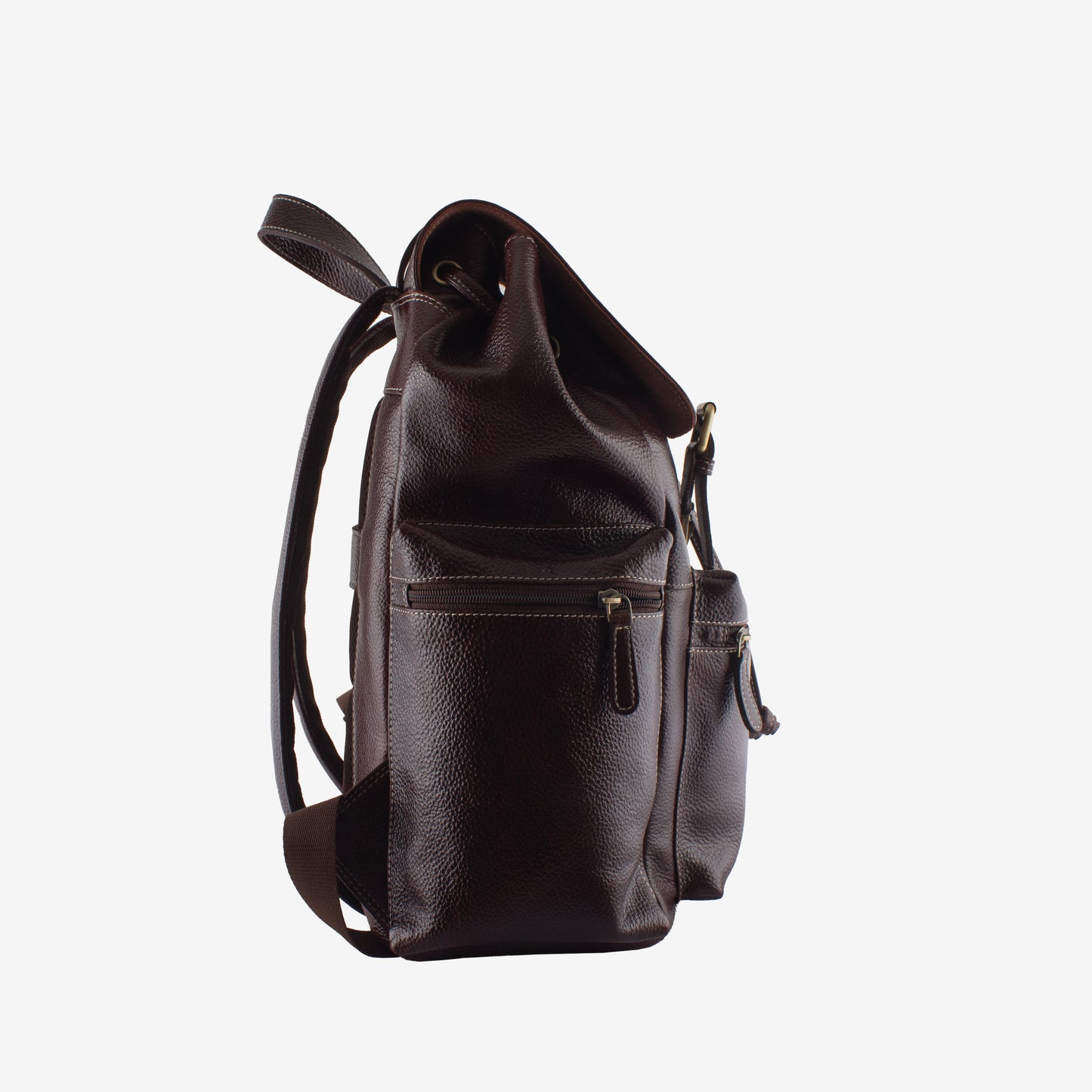 Knox - Brown Genuine Leather Backpack for Men