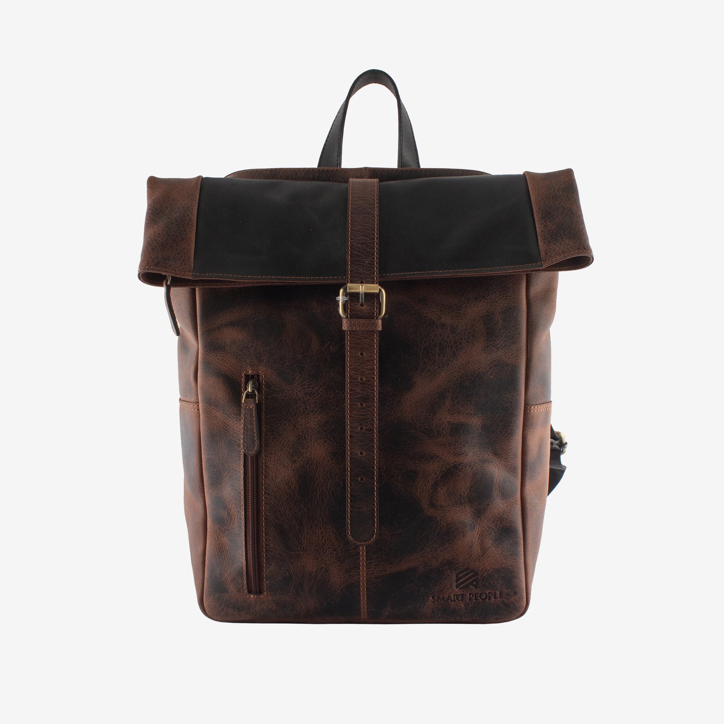 Orion - Choco Brown Genuine Leather Backpack for Men