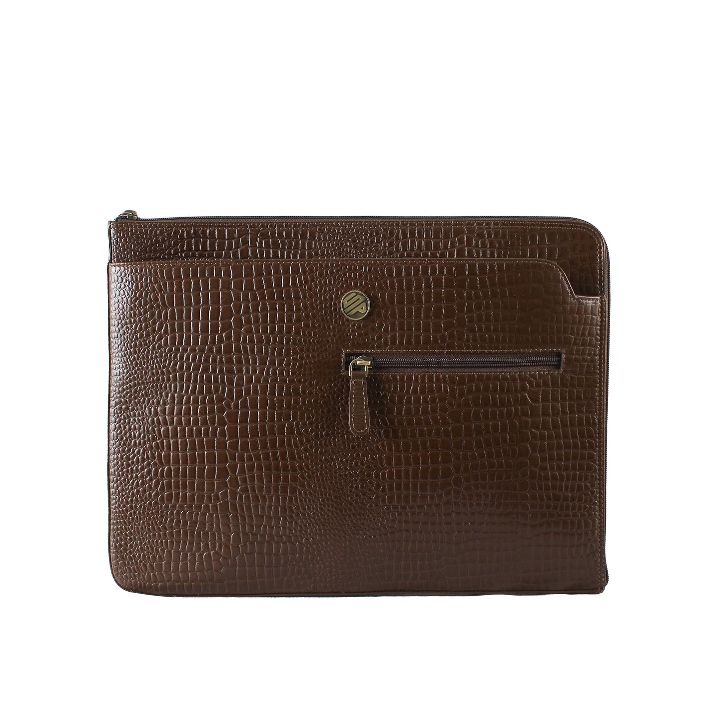Montreux Tan Genuine Leather Laptop Bag Sleeve | Fits 13/14/15 Inch Laptop/MacBook