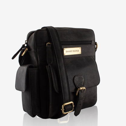 Explorer Slate Hunter Genuine Leather Crossbody Bag for Men | Smart People India
