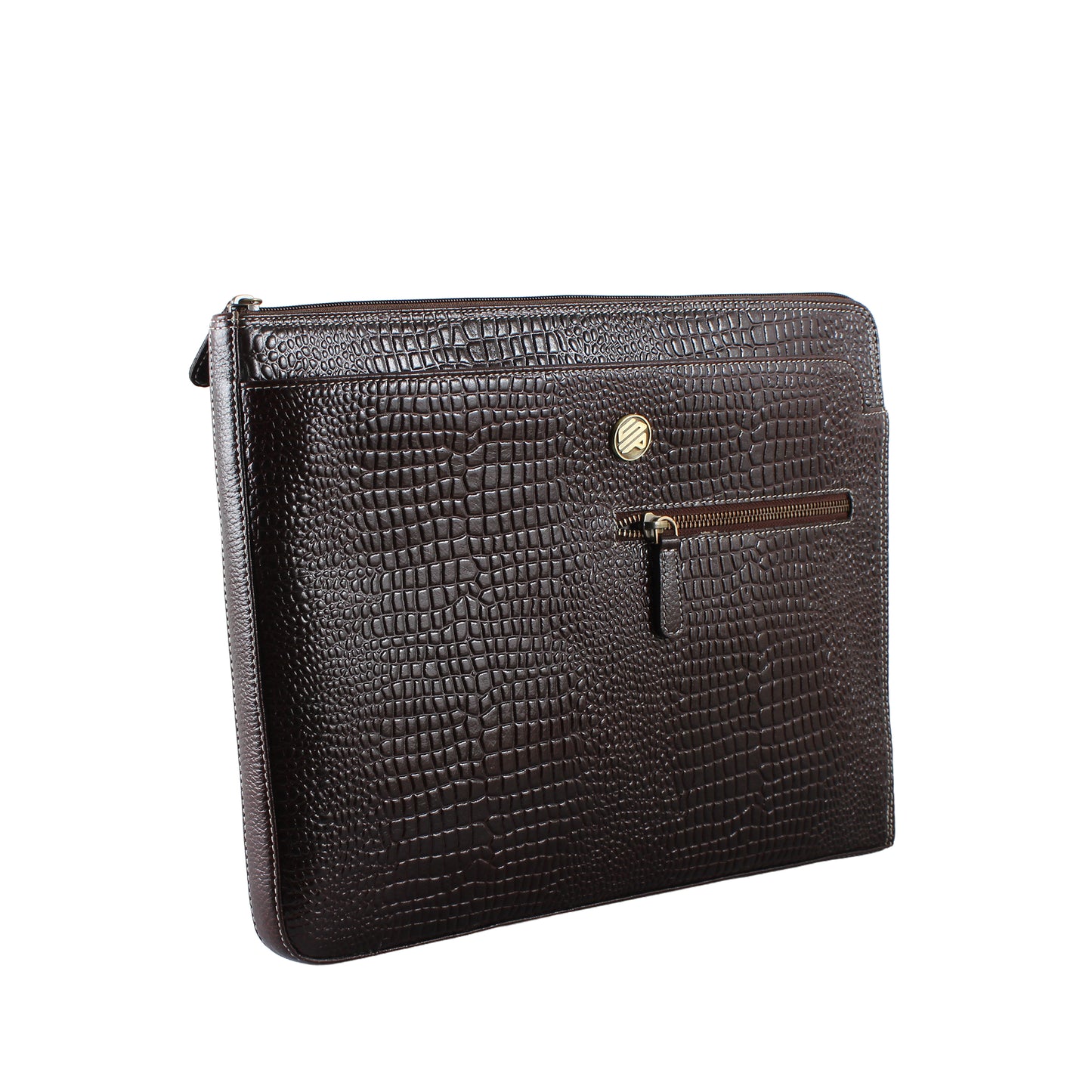 Montreux Brown Genuine Leather Laptop Bag Sleeve | Fits 13/14/15 Inch Laptop/MacBook