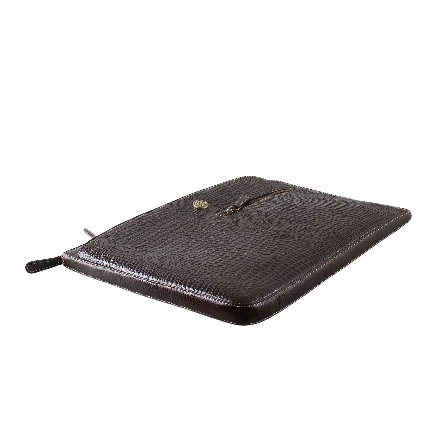 Montreux Brown Genuine Leather Laptop Bag Sleeve | Fits 13/14/15 Inch Laptop/MacBook