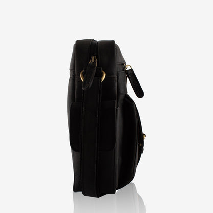 Explorer Slate Hunter Genuine Leather Crossbody Bag for Men – Interior View | Smart People India