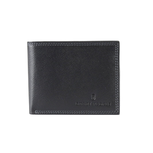 Levi - Bifold Leather Wallet Black