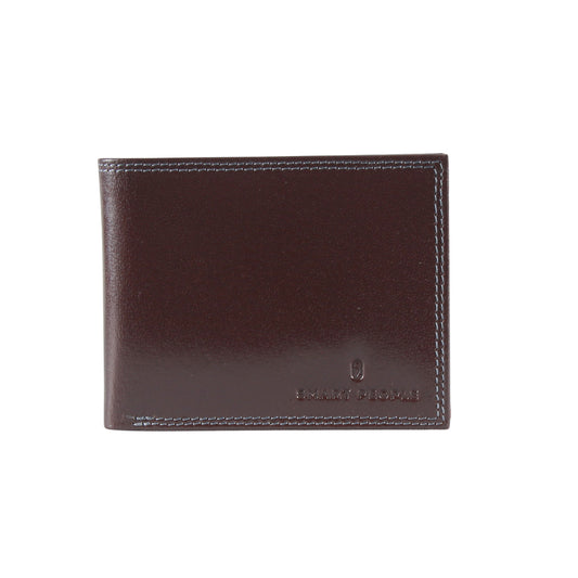 Bob - Bifold Leather Wallet Brown
